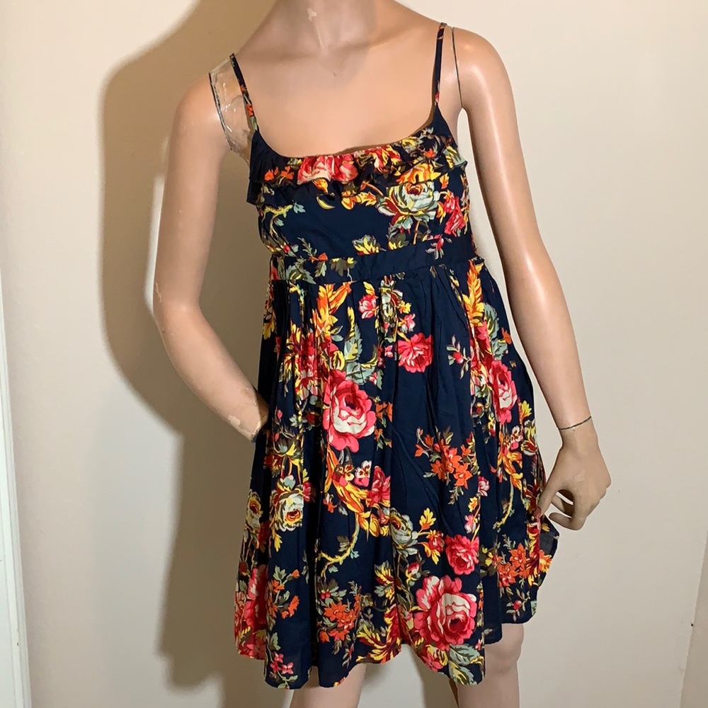 Xhilaration Women’s Navy Floral Dress